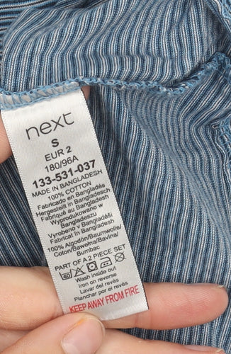 Next Men’s Blue Striped Crew Neck T-Shirt, S