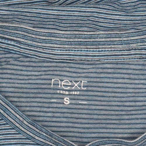 Next Men’s Blue Striped Crew Neck T-Shirt, S
