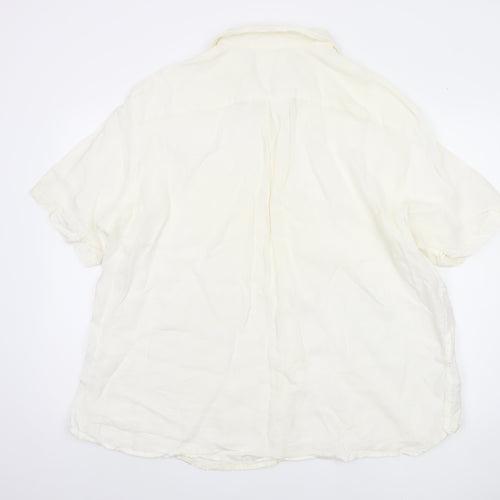 Marks and Spencer Men's XL White Cotton Shirt