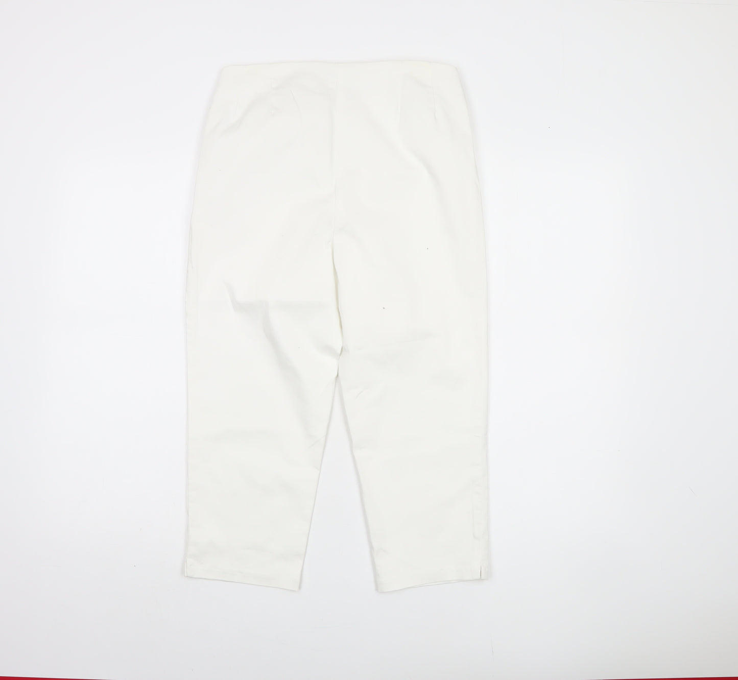 Marks and Spencer Women's White Trousers Size 10