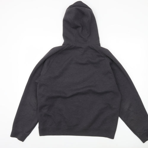 Uniqlo Men's Black Pullover Hoodie, Size M