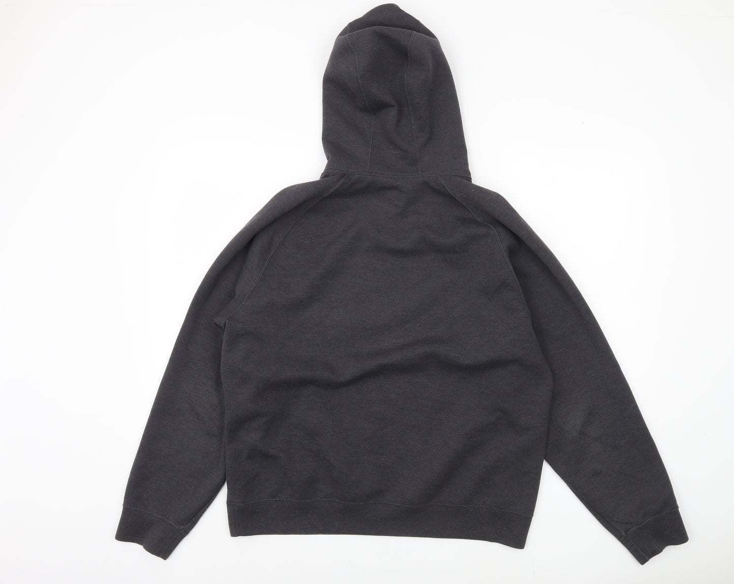 Uniqlo Men's Black Pullover Hoodie, Size M