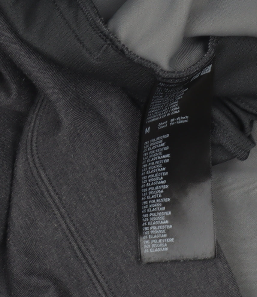 Uniqlo Men's Black Pullover Hoodie, Size M