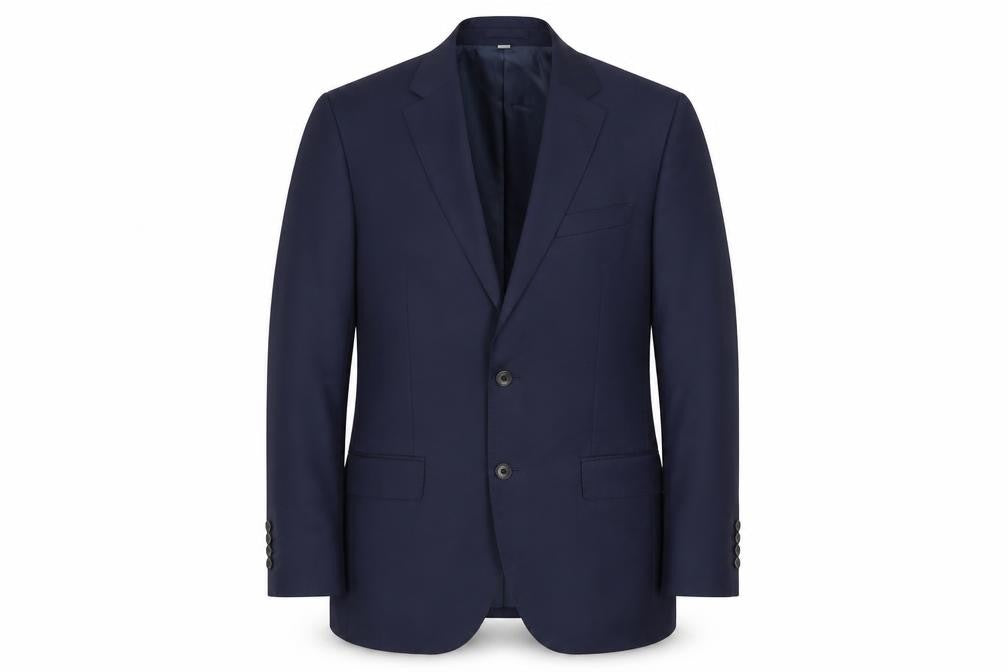 Front view of Marks & Spencer Men's Blue Regular Blazer, L
