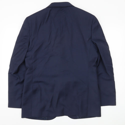 Marks and Spencer Men's Blue Regular Blazer, L