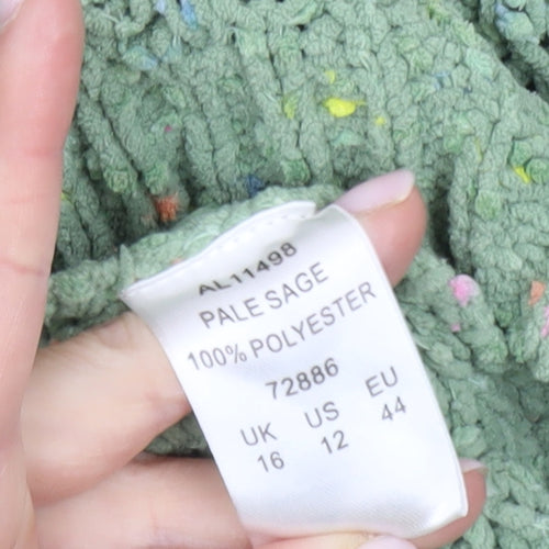 Cotton Traders Women's Green Pullover Jumper, Size 16