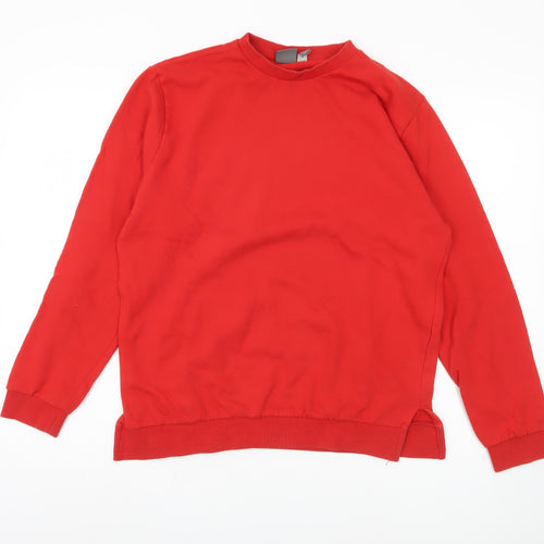 ASOS Men's Red Pullover Sweatshirt M Fleece