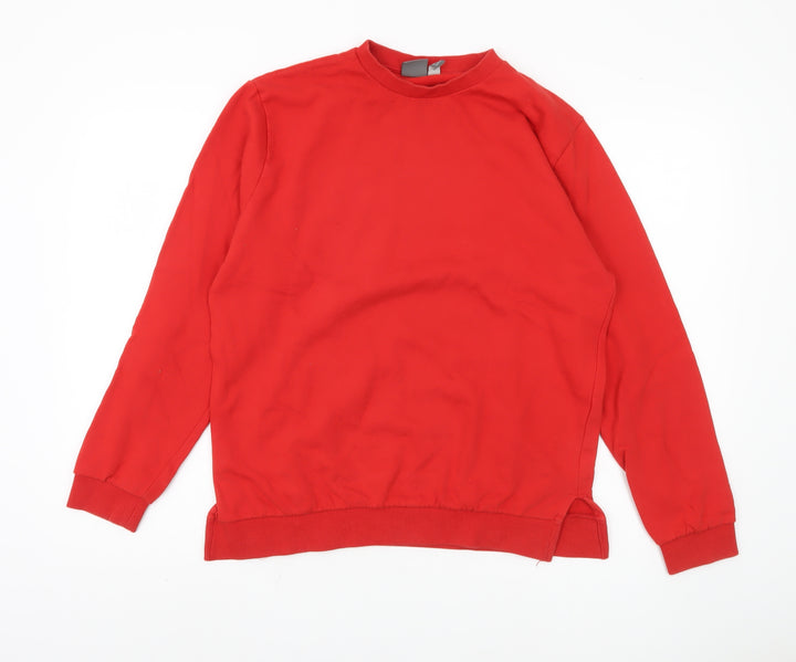 ASOS Men's Red Pullover Sweatshirt M Fleece