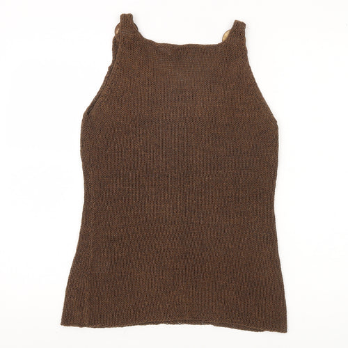 Phase Eight Women's Brown Knit Tank Top M
