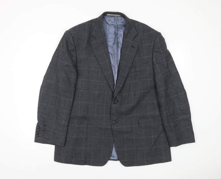 Marks & Spencer Men's Blue Wool Slim Blazer 42S Jacket