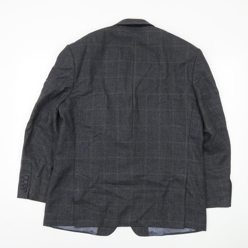 Marks & Spencer Men's Blue Wool Slim Blazer 42S Jacket