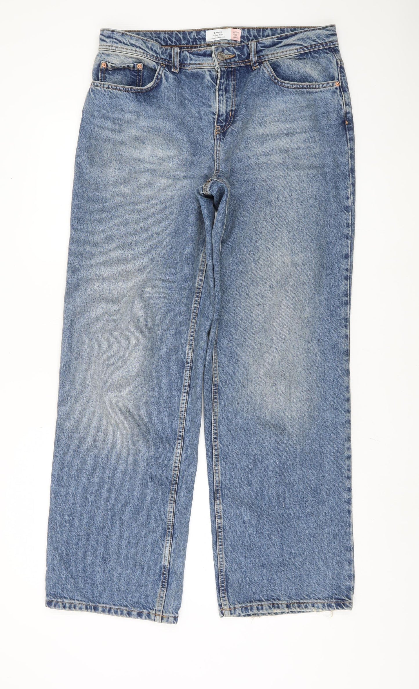 Women's Blue Low Rise Baggy Jeans Size 10