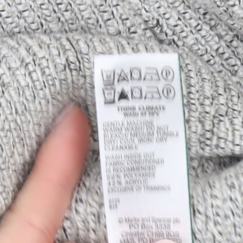 Marks and Spencer Men's Grey Pullover Jumper L