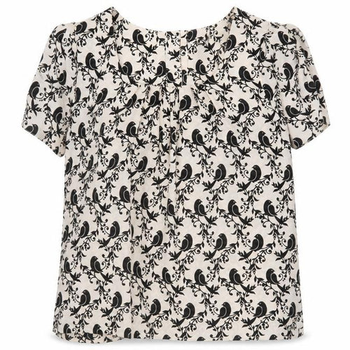 Dorothy Perkins Women's Animal Print Blouse Black Size 14