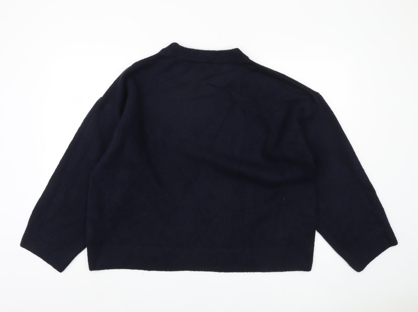 New Look Women's Blue XL Crew Neck Pullover Jumper