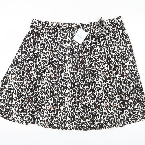 Next Women's Multicoloured Animal Print Skirt