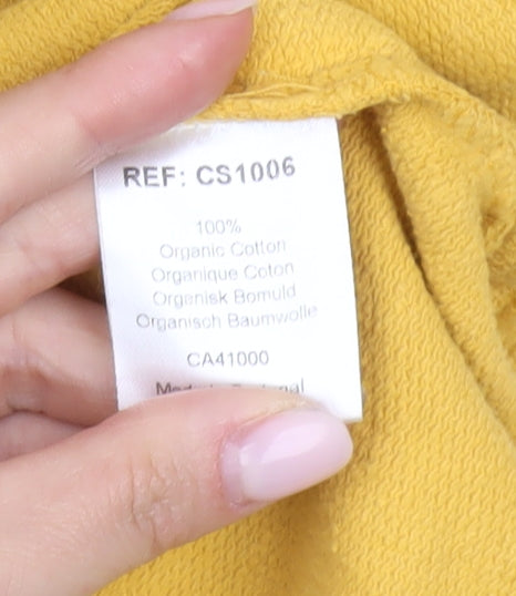 Colorful Standard Men's Yellow Pullover Hoodie, S