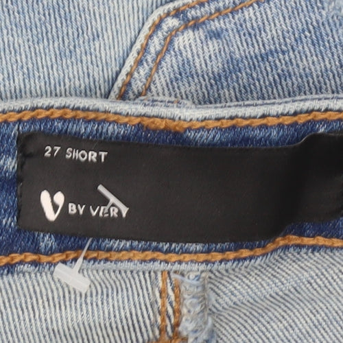 V by Very Women's Blue Distressed Skinny Jeans Size 27