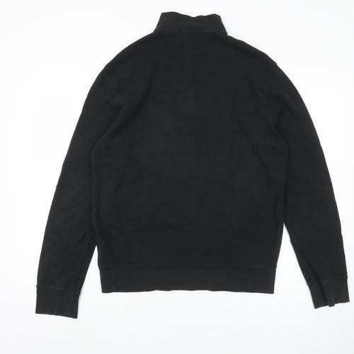 Polo Ralph Lauren Men's Black Sweatshirt, Size S, Logo, Zip