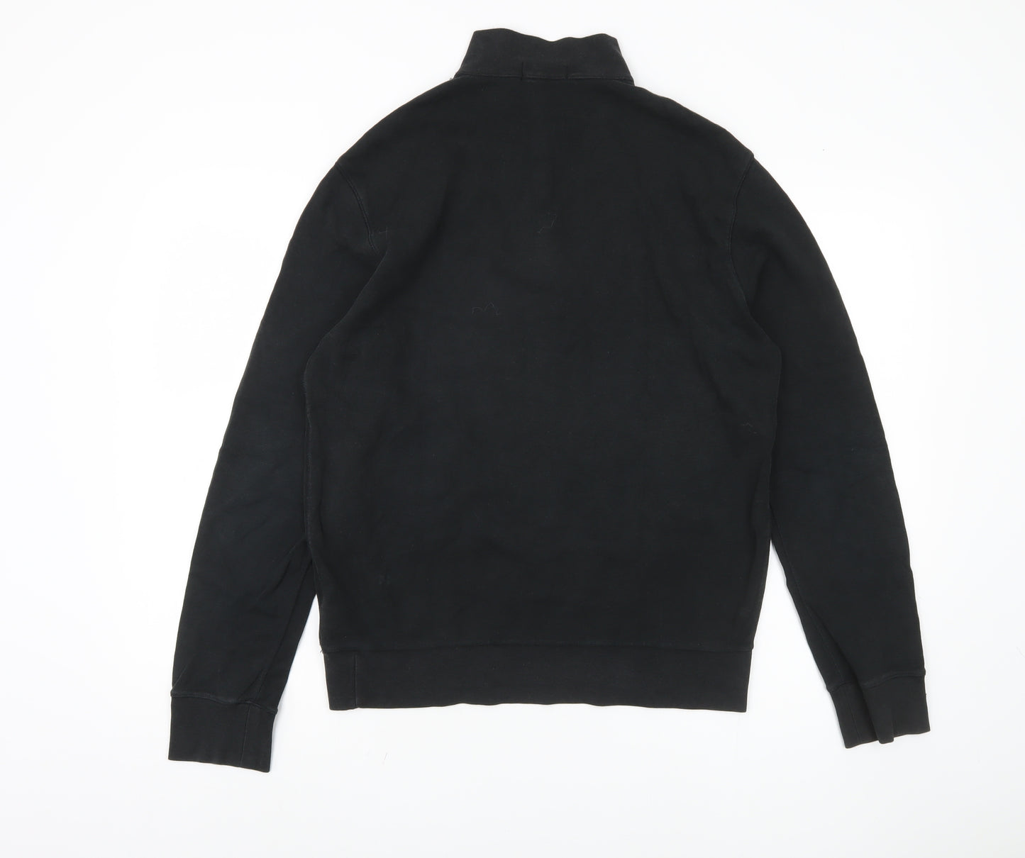 Polo Ralph Lauren Men's Black Sweatshirt, Size S, Logo, Zip