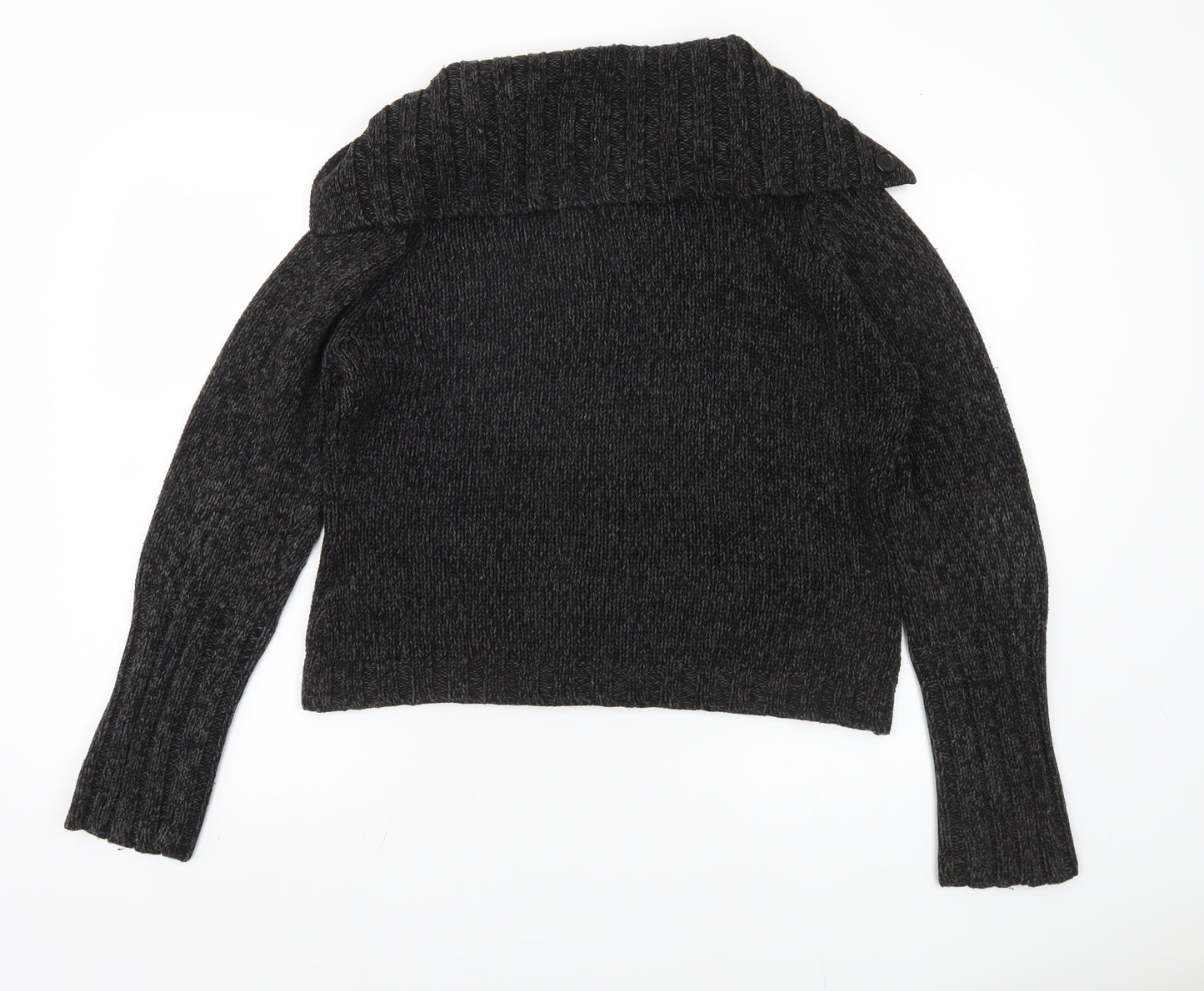 Hennes Women's Black Cardigan Jumper, Size L