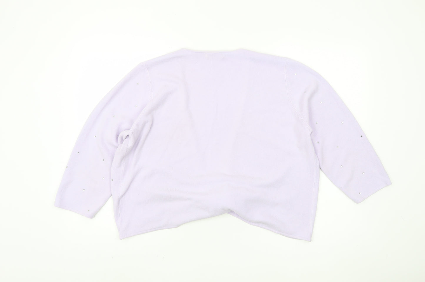 BerkertEx Women's Purple Studded Shrug Size 20