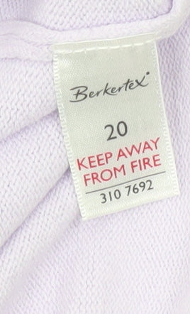 BerkertEx Women's Purple Studded Shrug Size 20