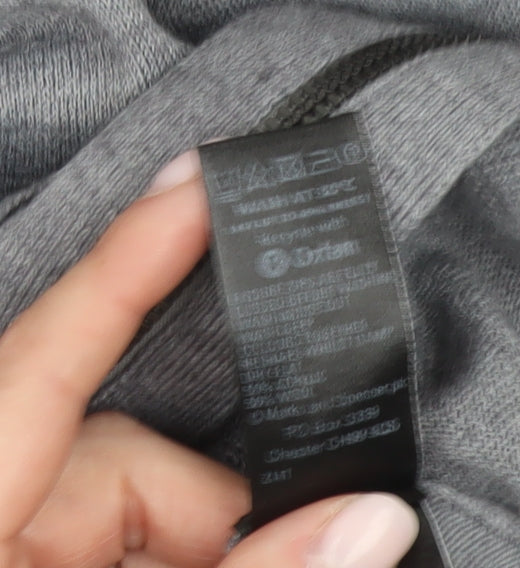 Marks and Spencer Women's Grey Zip Cardigan Size 12