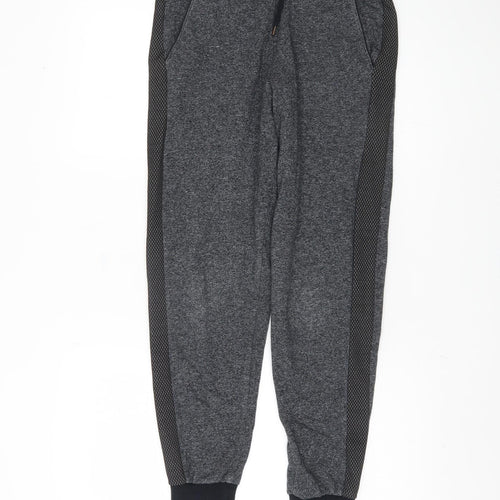 Topshop Women's Black Grey Jogger Trousers Size 8