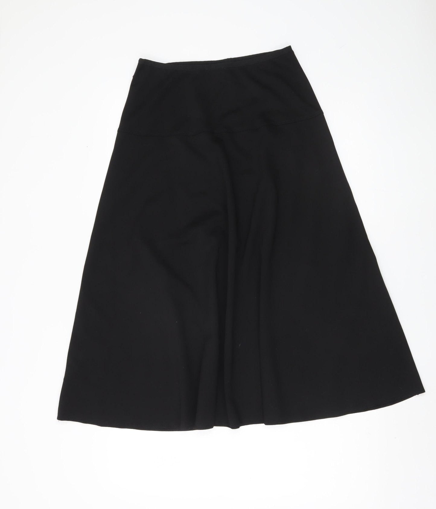 Gap Women's Black Midi Skirt XS Nylon Blend