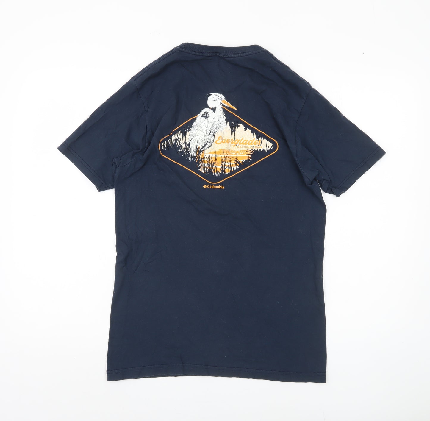 Columbia Men's Blue Nature T-Shirt, Size S