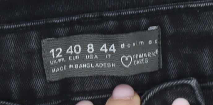 Primark Women's Black Skinny Jeans, Size 12