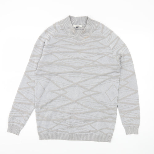 Maison de Nimis Women's Silver Pullover Jumper - Size 10
