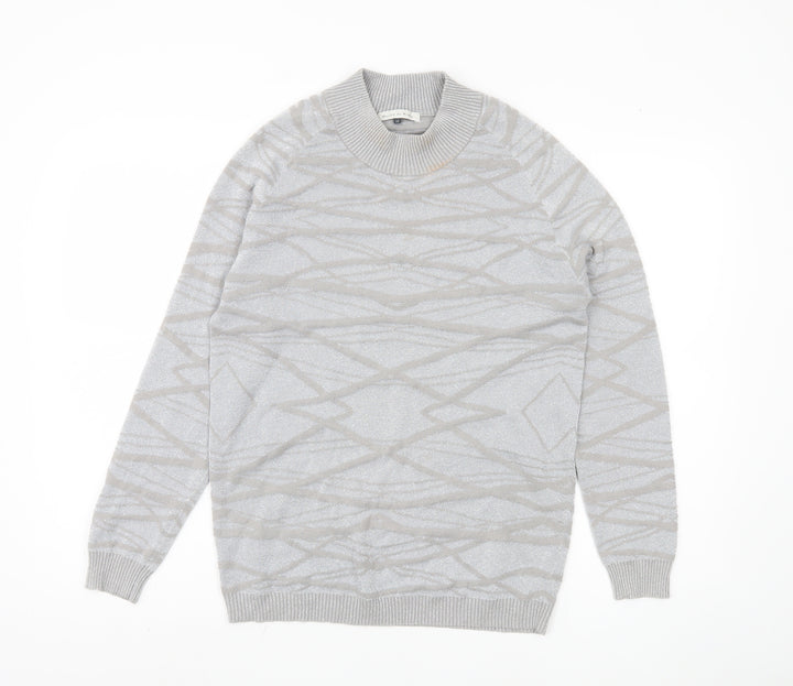 Maison de Nimis Women's Silver Pullover Jumper - Size 10