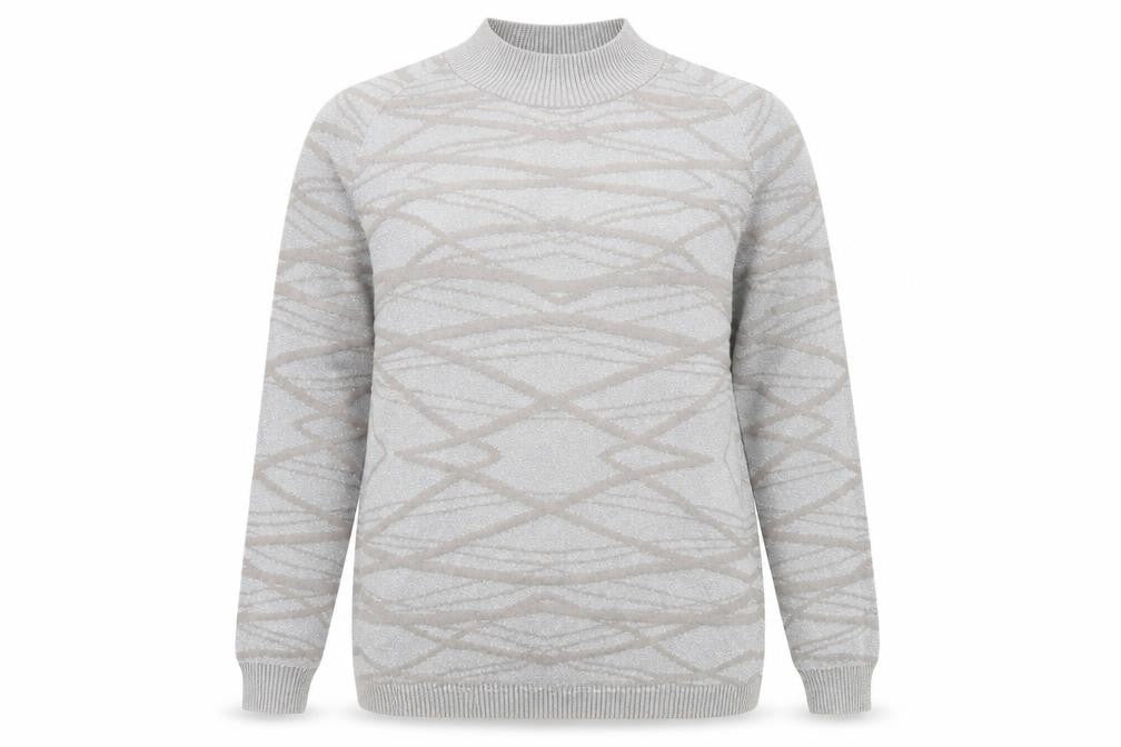 Maison de Nimis Women's Silver Pullover Jumper - Size 10