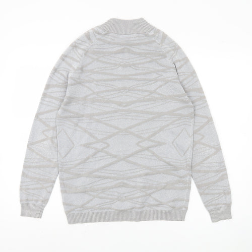 Maison de Nimis Women's Silver Pullover Jumper - Size 10