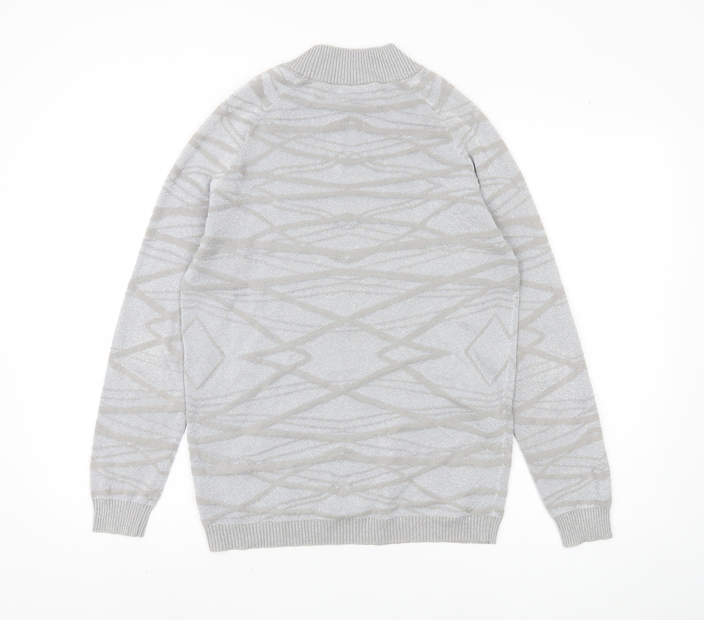 Maison de Nimis Women's Silver Pullover Jumper - Size 10