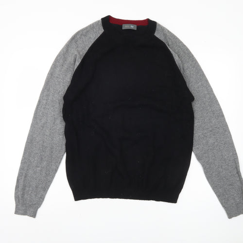 Marks and Spencer Men's Black Pullover Jumper, Medium