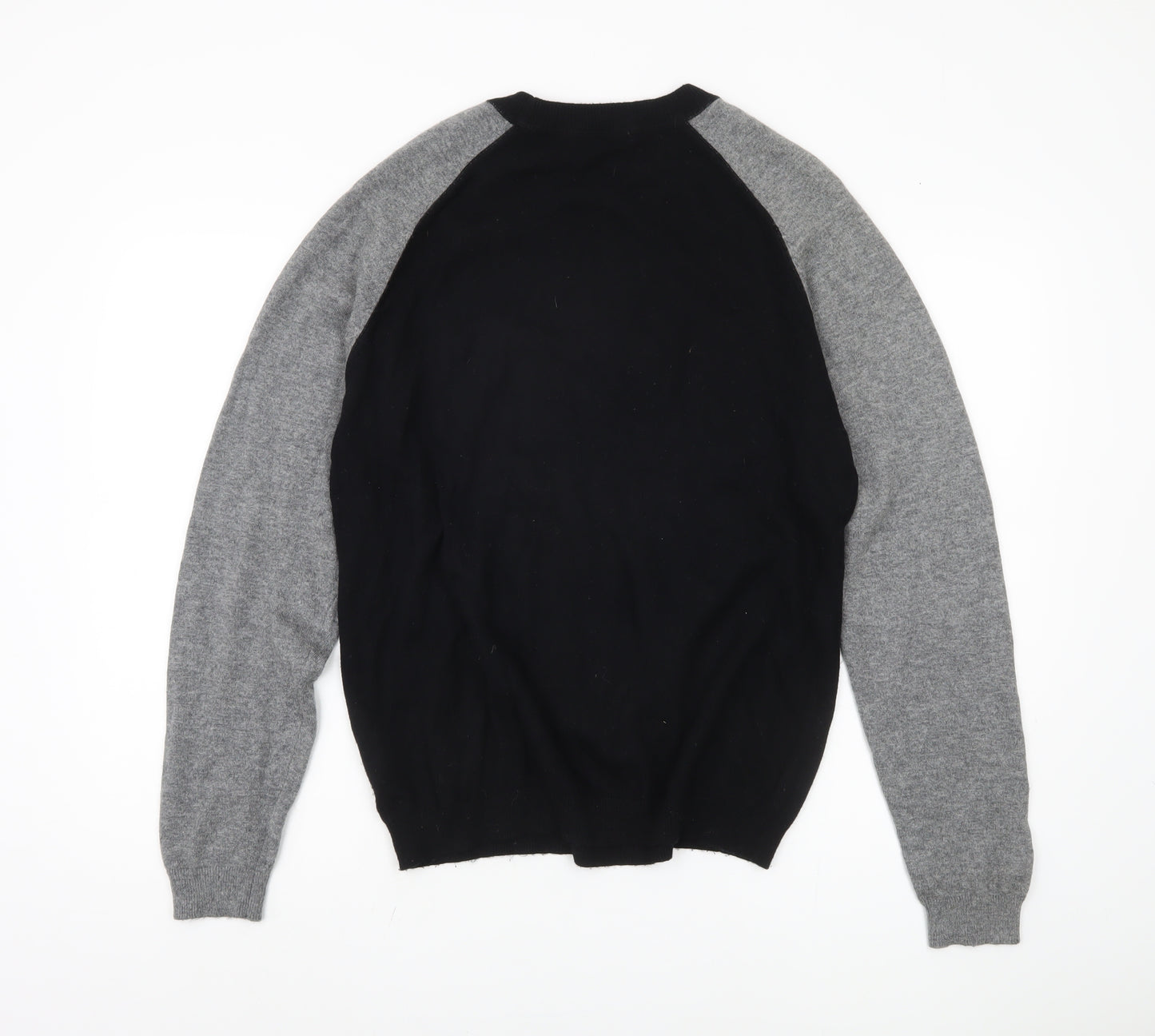 Marks and Spencer Men's Black Pullover Jumper, Medium