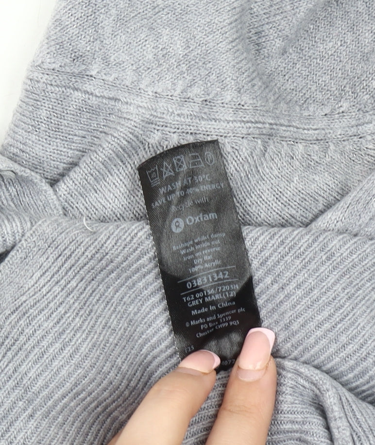 Marks and Spencer Women’s Grey Cardigan Size 12