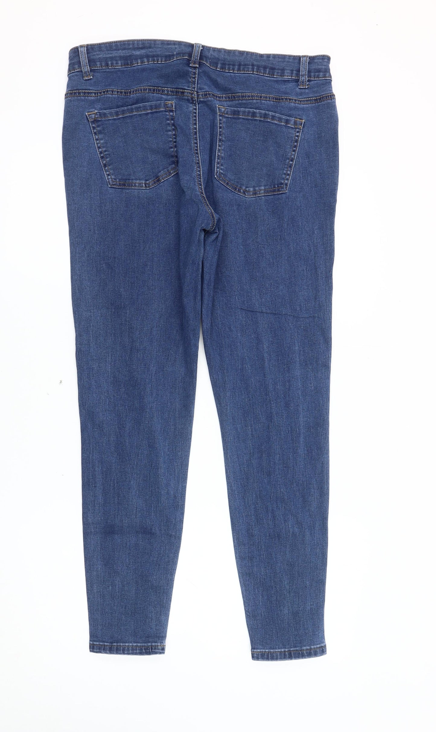 Denim Co. Women's Blue Skinny Jeans Size 18