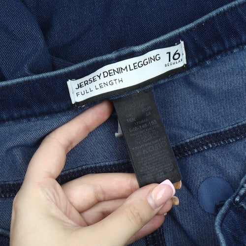 Next Women's Blue Denim Jegging Size 16