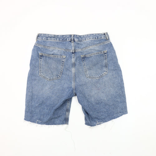 George Women's Blue Denim Cut-Off Shorts Size 16
