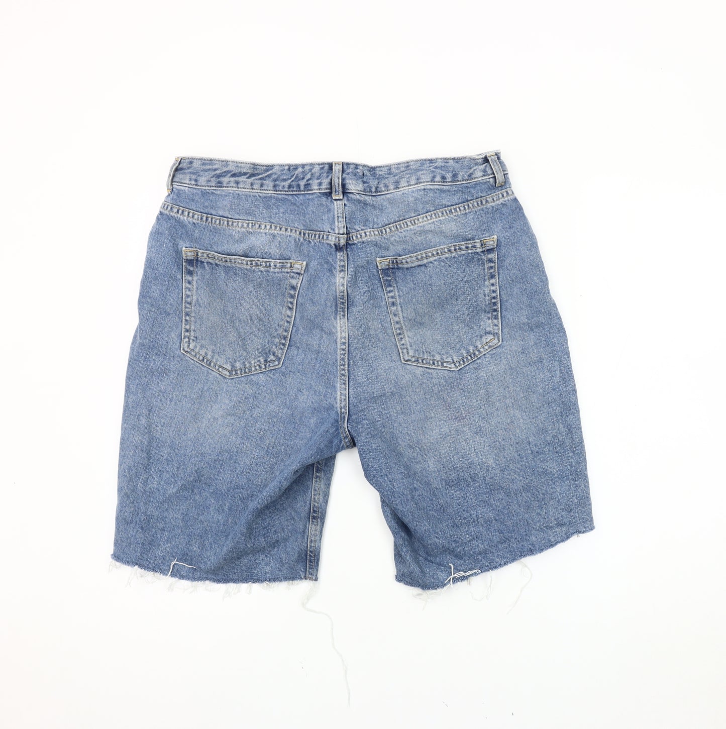 George Women's Blue Denim Cut-Off Shorts Size 16
