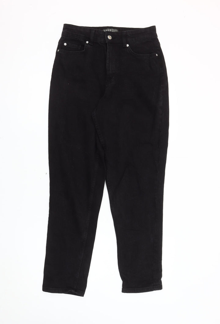 Primark Women's Black Straight Jeans Size 8