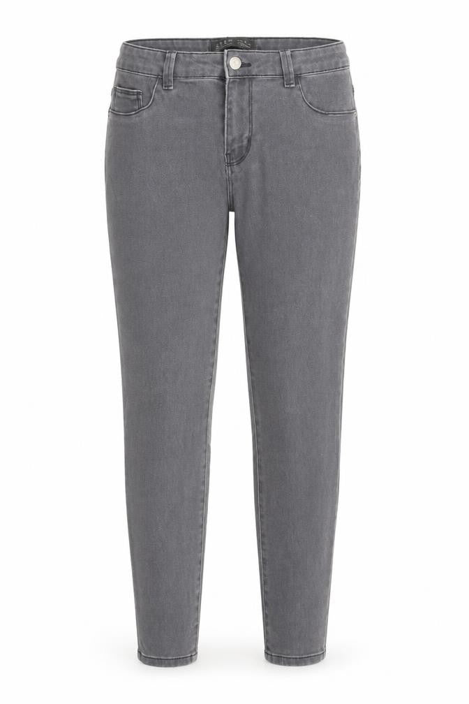 Front view of Denim Co Grey Skinny Jeans Women's, size 12