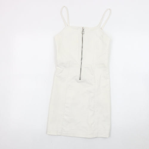 New Look Denim White Girls Pencil Dress 11 Years