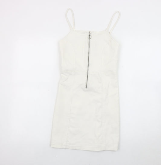 New Look Denim White Girls Pencil Dress 11 Years