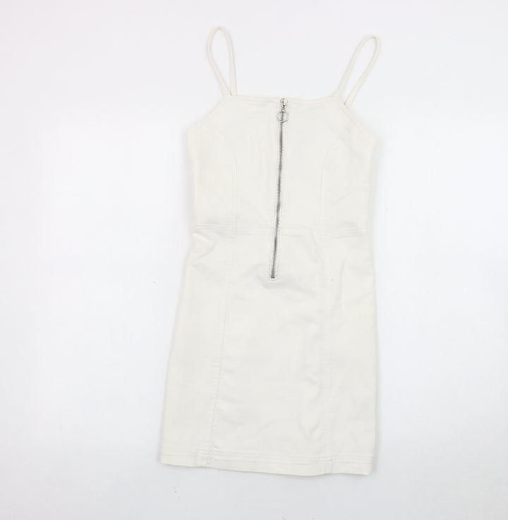New Look Denim White Girls Pencil Dress 11 Years