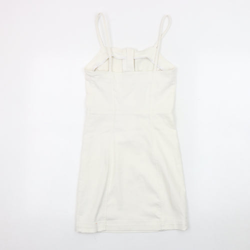 New Look Denim White Girls Pencil Dress 11 Years
